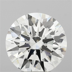 Picture of Lab Grown Diamond 3.02 Carats, Round with Ideal Cut, G Color, VS1 Clarity and Certified by IGI