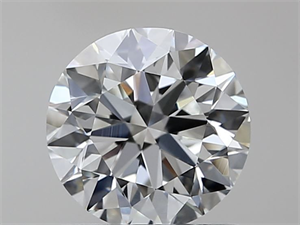 Picture of Natural Diamond 0.80 Carats, Round with Very Good Cut, I Color, IF Clarity and Certified by GIA