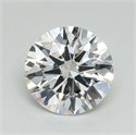 Del inventario de diamantes de laboratorio, 2.05 quilates, Redondo , Color D, claridad VVS2 y certificado IGI
