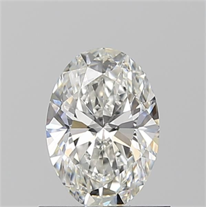 Picture of Natural Diamond 0.76 Carats, Oval with  Cut, G Color, IF Clarity and Certified by GIA