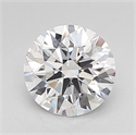 Lab Grown Diamond 1.05 Carats, Round with Ideal Cut, E Color, IF Clarity and Certified by IGI