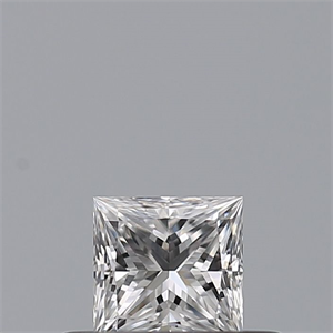 Picture of Natural Diamond 0.26 Carats, Princess with  Cut, D Color, VVS2 Clarity and Certified by GIA