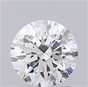 Lab Grown Diamond 1.51 Carats, Round with Excellent Cut, D Color, VVS2 Clarity and Certified by IGI