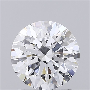 Picture of Lab Grown Diamond 1.51 Carats, Round with Excellent Cut, D Color, VVS2 Clarity and Certified by IGI