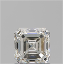 Diamante Natural 1.07 quilates, Asscher , Color J, claridad SI1 y certificado GIA