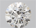 Natural Diamond 0.45 Carats, Round with Excellent Cut, H Color, VVS1 Clarity and Certified by GIA
