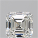 Natural Diamond 0.90 Carats, Asscher with  Cut, J Color, VVS1 Clarity and Certified by GIA