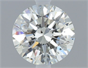 Natural Diamond 0.50 Carats, Round with Excellent Cut, J Color, SI2 Clarity and Certified by GIA
