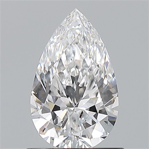 Foto Diamante Natural 0.82 quilates, De pera , Color D, claridad SI1 y certificado GIA de