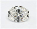 Natural Diamond 0.49 Carats, Oval with  Cut, F Color, SI1 Clarity and Certified by GIA