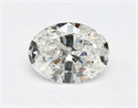 Natural Diamond 0.49 Carats, Oval with  Cut, F Color, SI1 Clarity and Certified by GIA