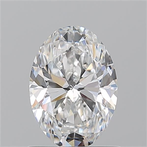 Picture of Natural Diamond 1.01 Carats, Oval with  Cut, E Color, VS1 Clarity and Certified by GIA