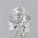 Natural Diamond 1.22 Carats, Oval with  Cut, H Color, VS2 Clarity and Certified by GIA
