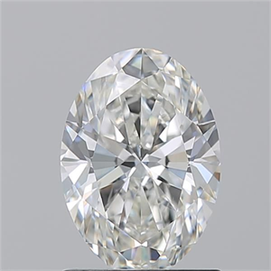 Picture of Natural Diamond 1.22 Carats, Oval with  Cut, H Color, VS2 Clarity and Certified by GIA