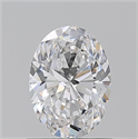 Natural Diamond 1.01 Carats, Oval with  Cut, D Color, VS2 Clarity and Certified by GIA