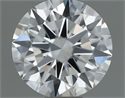 Diamante Natural 0.50 quilates, Redondo , Color F, claridad VVS2 y certificado IGI