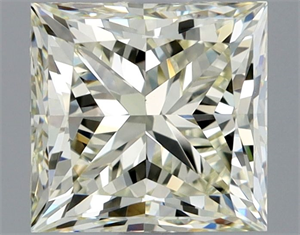 Picture of Natural Diamond 1.70 Carats, Princess with  Cut, L Color, VVS2 Clarity and Certified by HRD