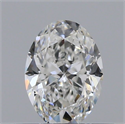 Diamante Natural 0.40 quilates, Ovalado , Color F, claridad VVS2 y certificado GIA