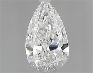 Picture of Natural Diamond 0.46 Carats, Pear with  Cut, E Color, VS1 Clarity and Certified by GIA