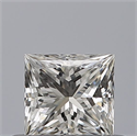 Natural Diamond 0.41 Carats, Princess with  Cut, G Color, VVS1 Clarity and Certified by GIA