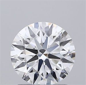 Picture of Lab Grown Diamond 1.52 Carats, Round with Ideal Cut, D Color, VS1 Clarity and Certified by IGI