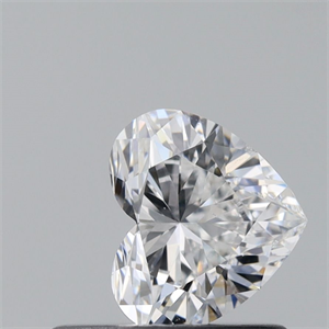 Picture of Natural Diamond 0.51 Carats, Heart with  Cut, E Color, SI1 Clarity and Certified by GIA