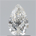 Natural Diamond 0.70 Carats, Pear with  Cut, G Color, VS1 Clarity and Certified by GIA