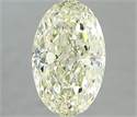 Natural Diamond 1.55 Carats, Oval with  Cut, L Color, SI1 Clarity and Certified by IGI