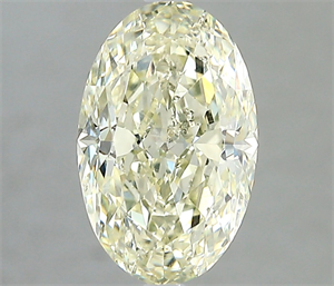 Picture of Natural Diamond 1.55 Carats, Oval with  Cut, L Color, SI1 Clarity and Certified by IGI