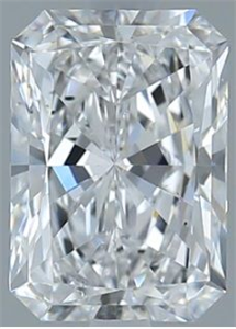 Picture of Natural Diamond 2.01 Carats, Radiant with  Cut, D Color, SI1 Clarity and Certified by GIA