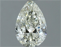 Natural Diamond 0.50 Carats, Pear with  Cut, I Color, VS1 Clarity and Certified by IGI