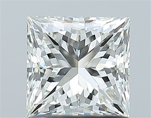 Picture of Natural Diamond 1.01 Carats, Princess with  Cut, I Color, VS1 Clarity and Certified by GIA