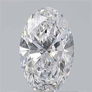 Picture of Natural Diamond 0.60 Carats, Oval with  Cut, D Color, VS1 Clarity and Certified by GIA