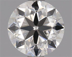Picture of Natural Diamond 0.90 Carats, Round with Very Good Cut, H Color, VS2 Clarity and Certified by GIA