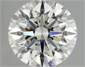 Natural Diamond 0.90 Carats, Round with Excellent Cut, H Color, VS1 Clarity and Certified by GIA