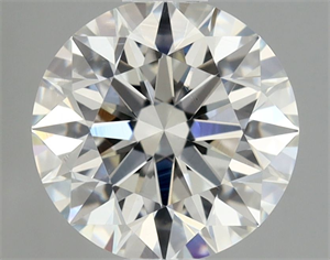 Picture of Natural Diamond 0.90 Carats, Round with Excellent Cut, H Color, VS1 Clarity and Certified by GIA