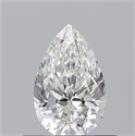 Natural Diamond 0.50 Carats, Pear with  Cut, G Color, VS2 Clarity and Certified by GIA