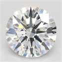 Lab Grown Diamond 3.68 Carats, Round with Ideal Cut, D Color, IF Clarity and Certified by IGI
