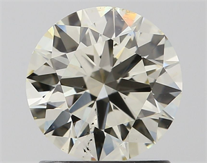 Picture of Natural Diamond 1.28 Carats, Round with Excellent Cut, K Color, SI1 Clarity and Certified by IGI
