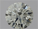 Natural Diamond 0.56 Carats, Round with Excellent Cut, H Color, VVS2 Clarity and Certified by GIA