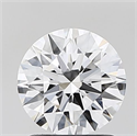 Lab Grown Diamond 1.26 Carats, Round with Ideal Cut, D Color, VVS1 Clarity and Certified by IGI