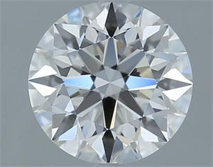 Picture of Lab Grown Diamond 1.53 Carats, Round with Excellent Cut, D Color, VVS2 Clarity and Certified by IGI