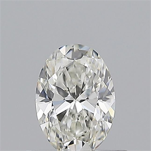 Picture of Natural Diamond 0.50 Carats, Oval with  Cut, H Color, VVS2 Clarity and Certified by GIA