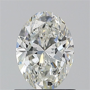 Picture of Natural Diamond 0.90 Carats, Oval with  Cut, H Color, VVS2 Clarity and Certified by GIA