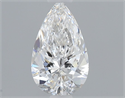 Diamante Natural 0.50 quilates, De pera , Color F, claridad VS1 y certificado GIA