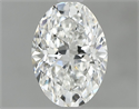 Diamante Natural 0.80 quilates, Ovalado , Color F, claridad VS1 y certificado GIA