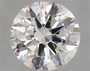Picture of Natural Diamond 1.01 Carats, Round with Excellent Cut, K Color, SI2 Clarity and Certified by GIA