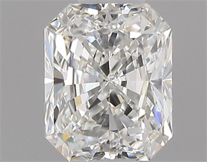 Picture of Natural Diamond 0.50 Carats, Radiant with  Cut, H Color, VVS1 Clarity and Certified by GIA