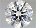 Lab Grown Diamond 7.07 Carats, Round with Ideal Cut, F Color, VVS2 Clarity and Certified by IGI