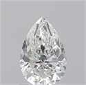 Natural Diamond 1.01 Carats, Pear with  Cut, H Color, VVS1 Clarity and Certified by GIA